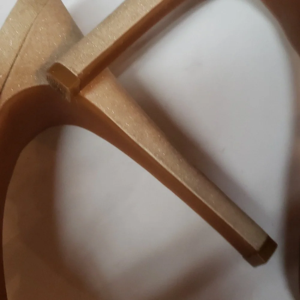 Gianni Bini Gold Platform Heels - Picture 4 of 7